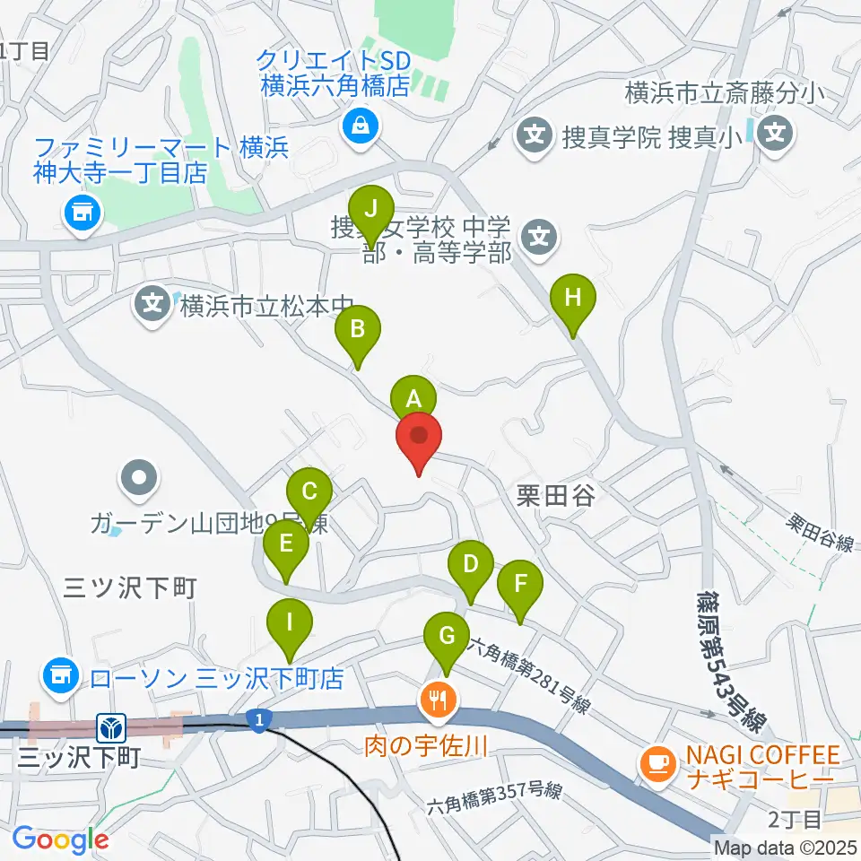 リバーシティミュージックエンタテインメント周辺の駐車場・コインパーキング一覧地図
