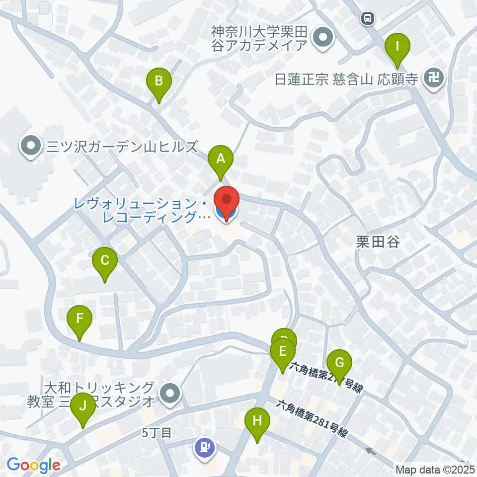 リバーシティミュージックエンタテインメント周辺の駐車場・コインパーキング一覧地図