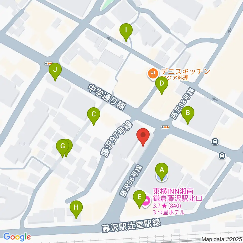 楽器屋BOW周辺の駐車場・コインパーキング一覧地図