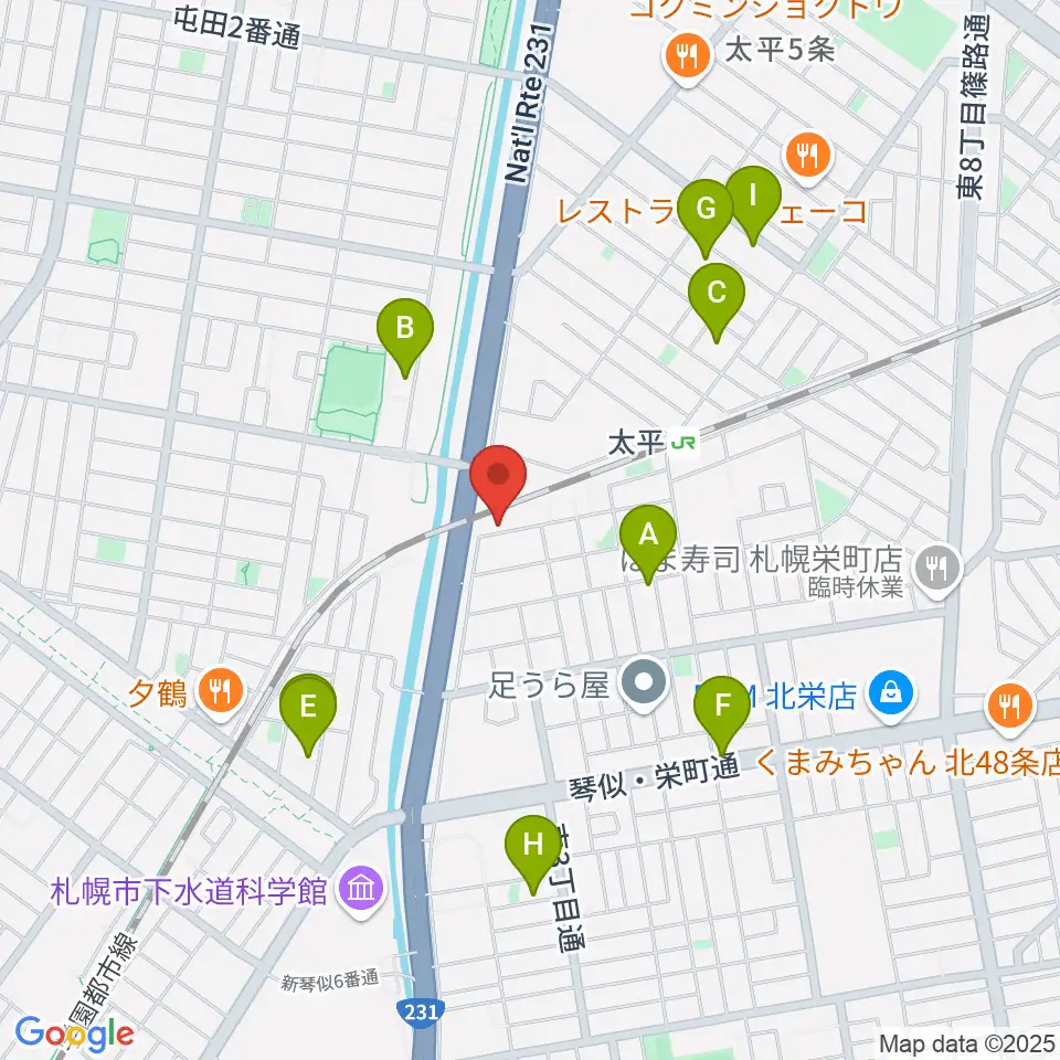 CAT WORKS周辺の駐車場・コインパーキング一覧地図