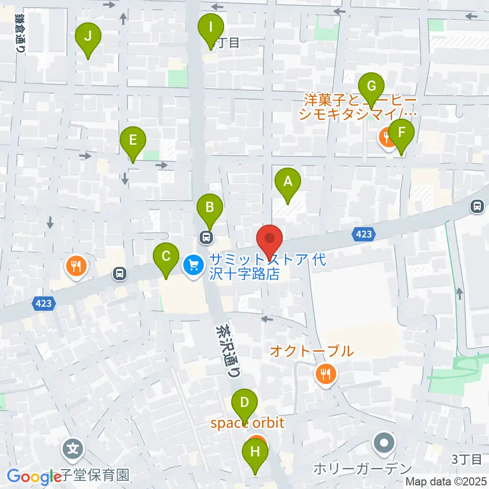 スタジオファミリア三軒茶屋店周辺の駐車場・コインパーキング一覧地図