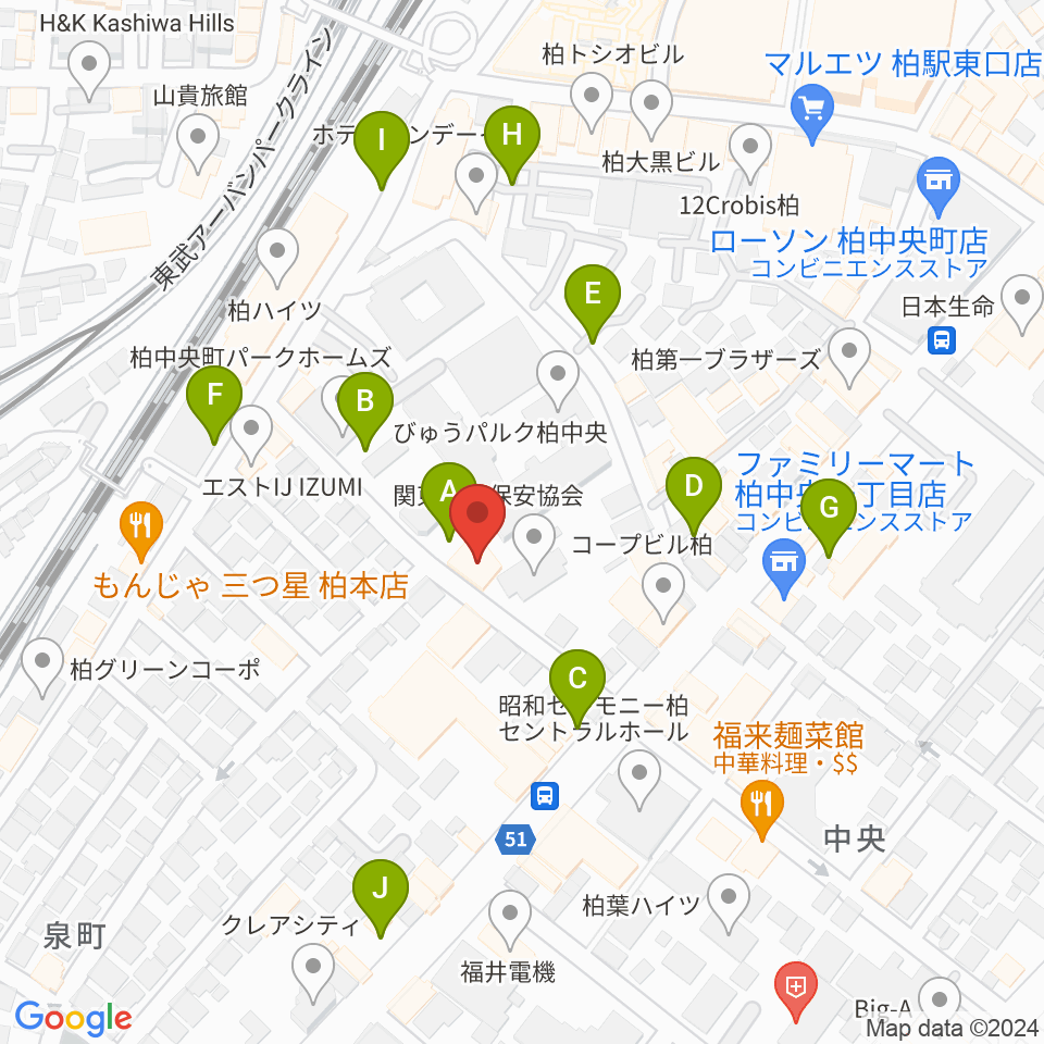柏616&04周辺の駐車場・コインパーキング一覧地図