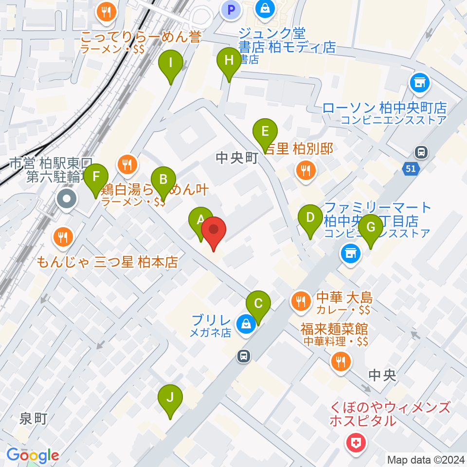 柏616&04周辺の駐車場・コインパーキング一覧地図