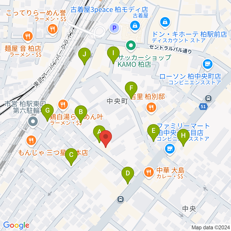 柏616&04周辺の駐車場・コインパーキング一覧地図