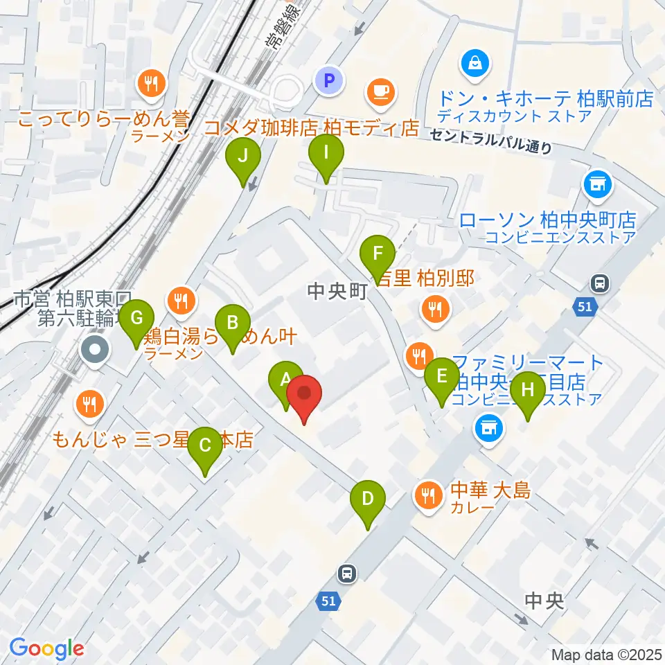 柏616&04周辺の駐車場・コインパーキング一覧地図