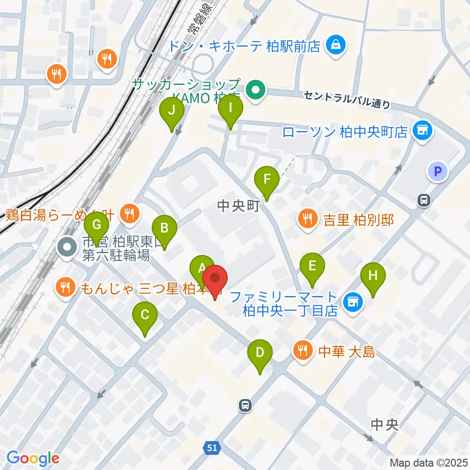 柏616&04周辺の駐車場・コインパーキング一覧地図