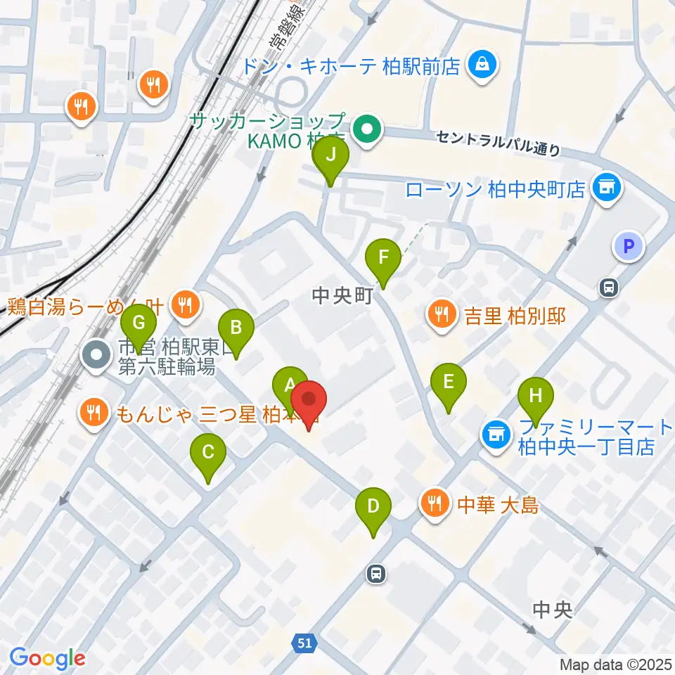 柏616&04周辺の駐車場・コインパーキング一覧地図