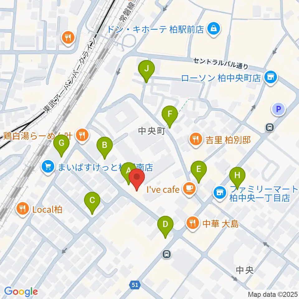 柏616&04周辺の駐車場・コインパーキング一覧地図