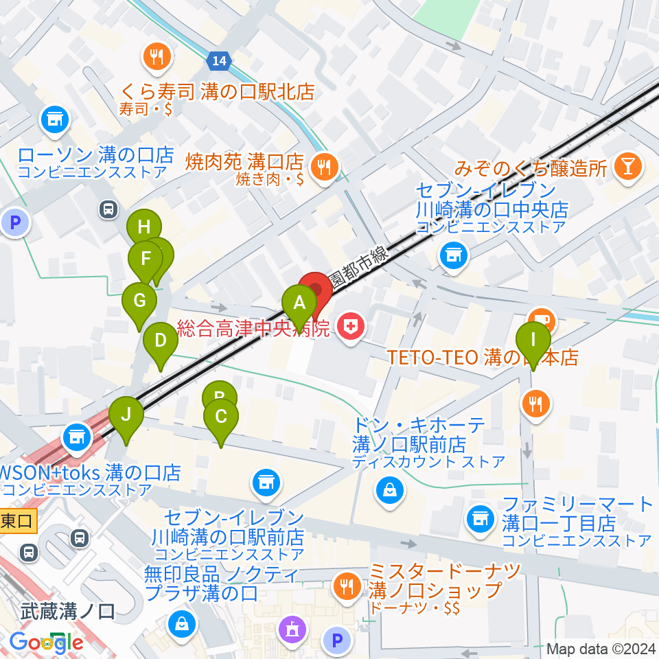 スタジオアズ(Studio-az)周辺の駐車場・コインパーキング一覧地図