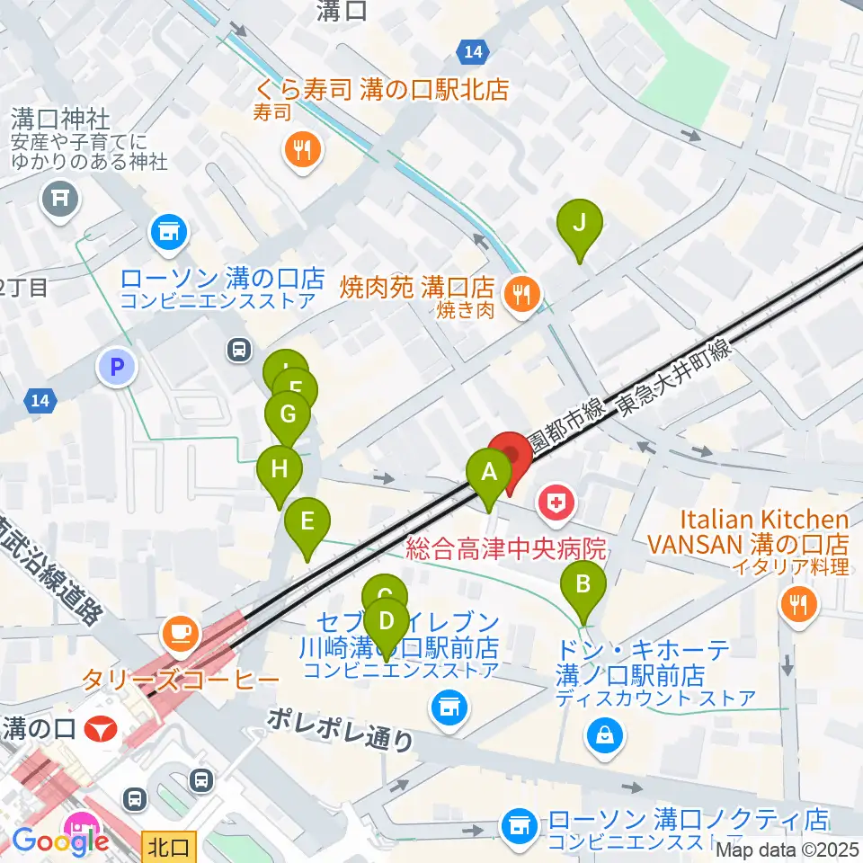 スタジオアズ(Studio-az)周辺の駐車場・コインパーキング一覧地図