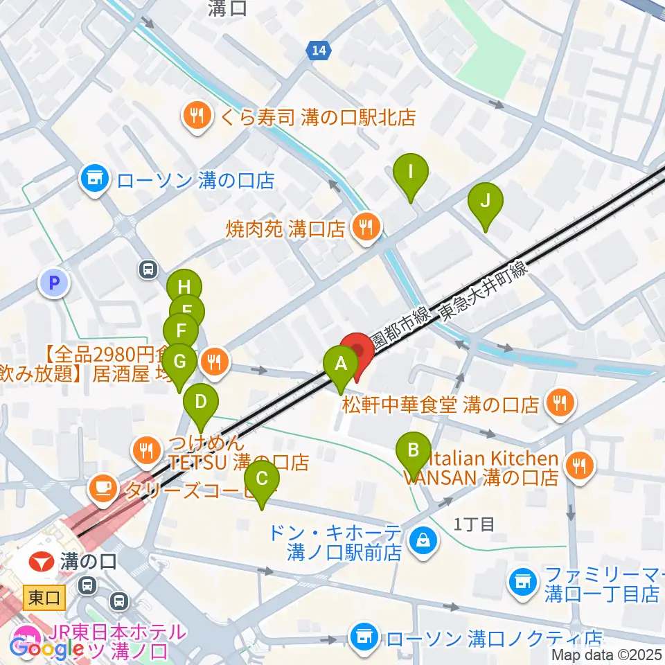 スタジオアズ(Studio-az)周辺の駐車場・コインパーキング一覧地図