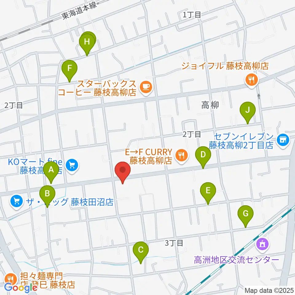 音楽天国 藤枝店周辺の駐車場・コインパーキング一覧地図
