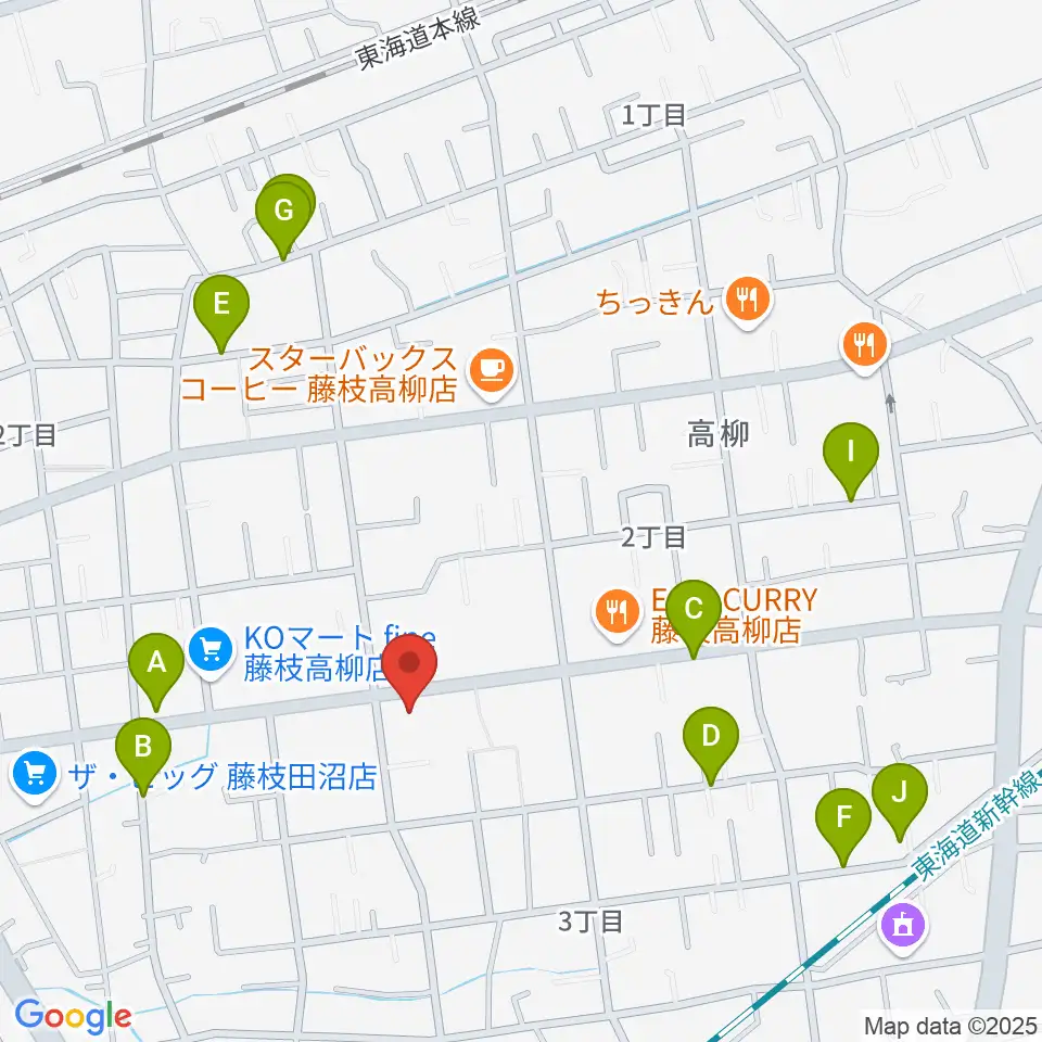 音楽天国 藤枝店周辺の駐車場・コインパーキング一覧地図