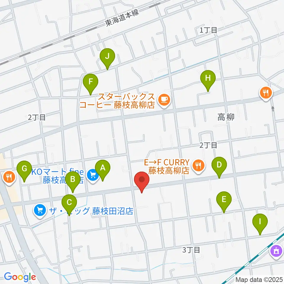 音楽天国 藤枝店周辺の駐車場・コインパーキング一覧地図