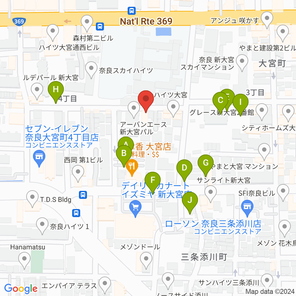 新大宮G5周辺の駐車場・コインパーキング一覧地図