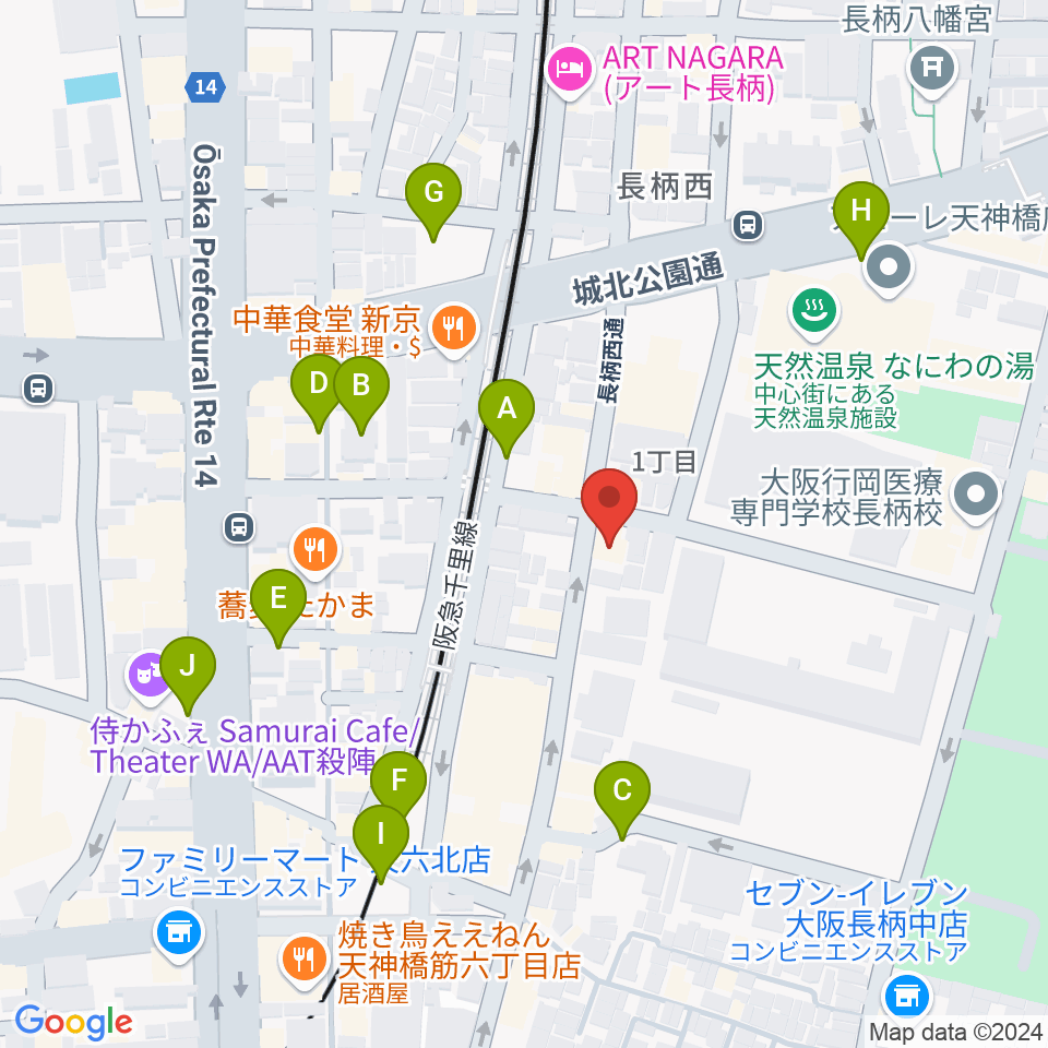 Studio246 GEN周辺の駐車場・コインパーキング一覧地図