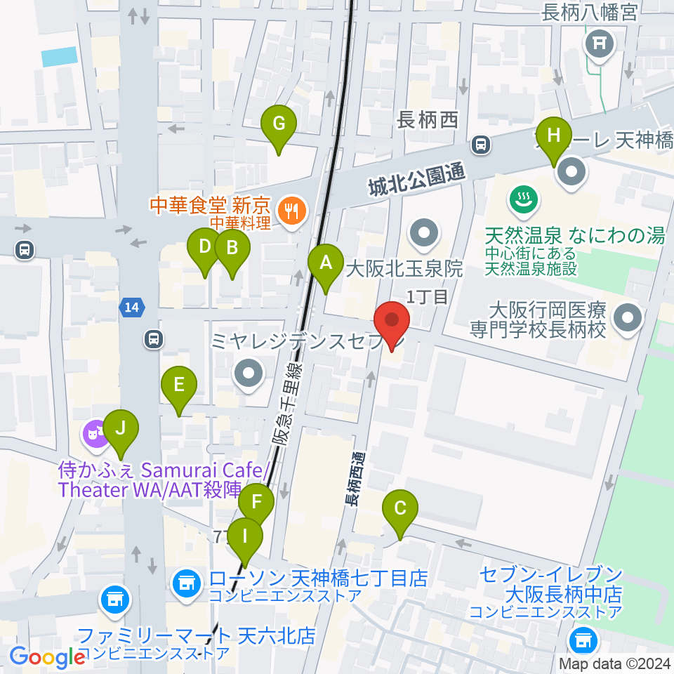 Studio246 GEN周辺の駐車場・コインパーキング一覧地図