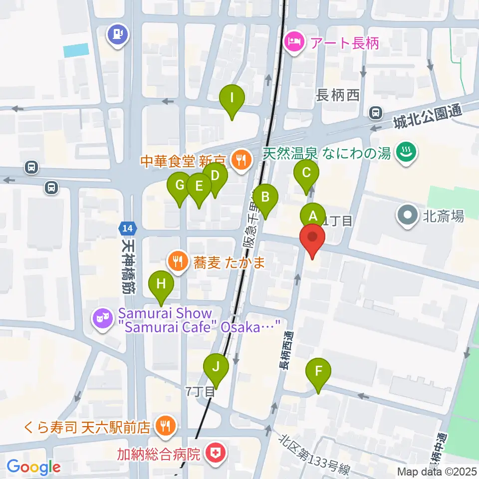 Studio246 GEN周辺の駐車場・コインパーキング一覧地図