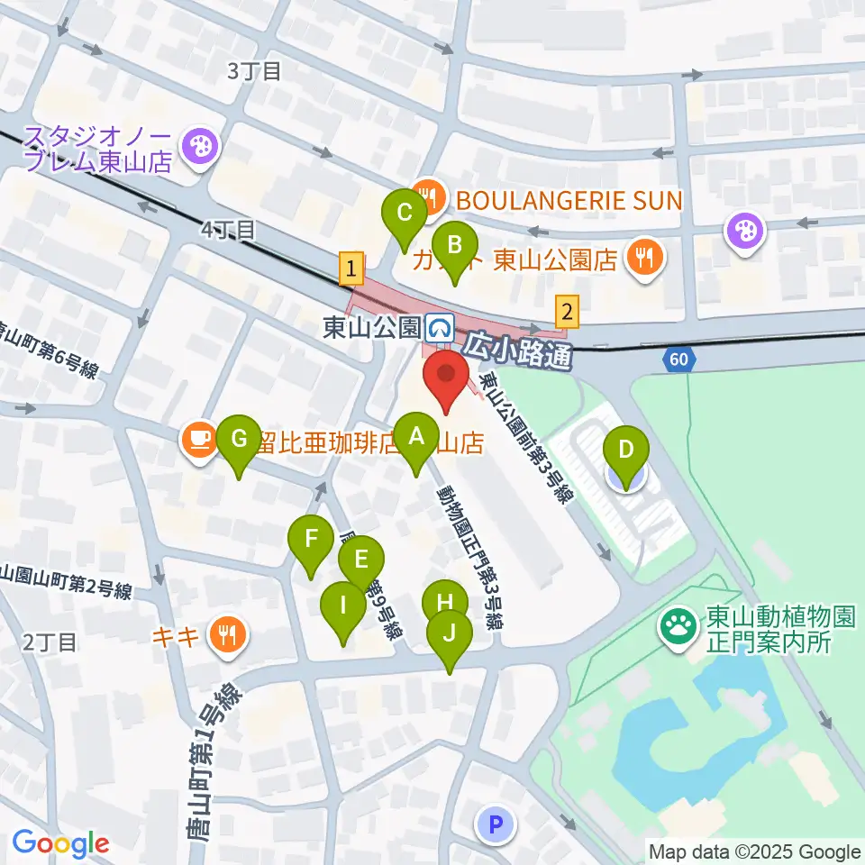 スタジオ246 NAGOYA周辺の駐車場・コインパーキング一覧地図