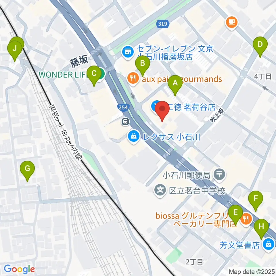 コムコムミュージックスクール周辺の駐車場・コインパーキング一覧地図