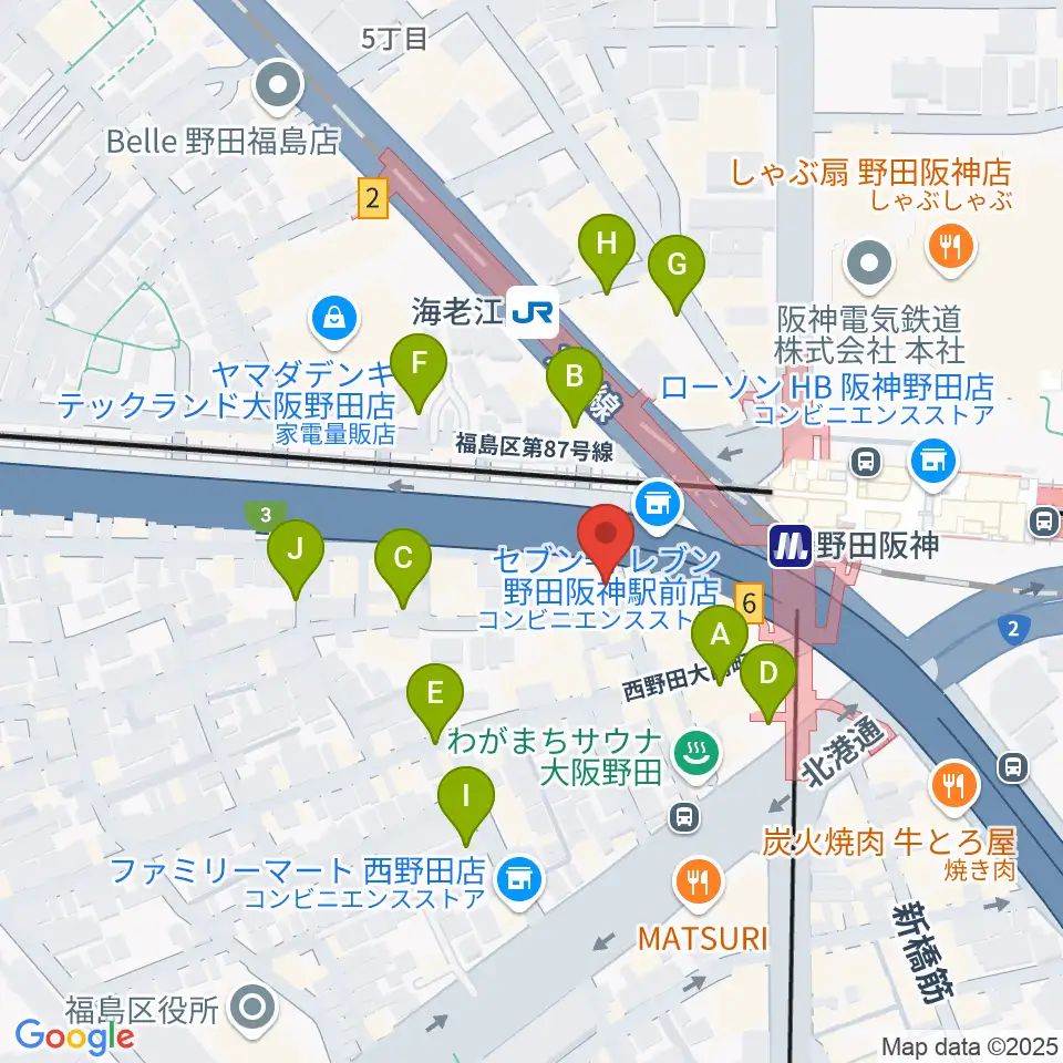 STUDIO JBL周辺の駐車場・コインパーキング一覧地図