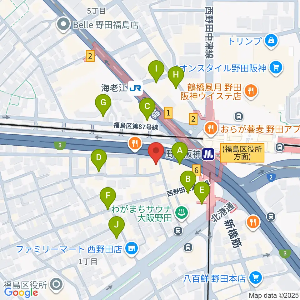 STUDIO JBL周辺の駐車場・コインパーキング一覧地図
