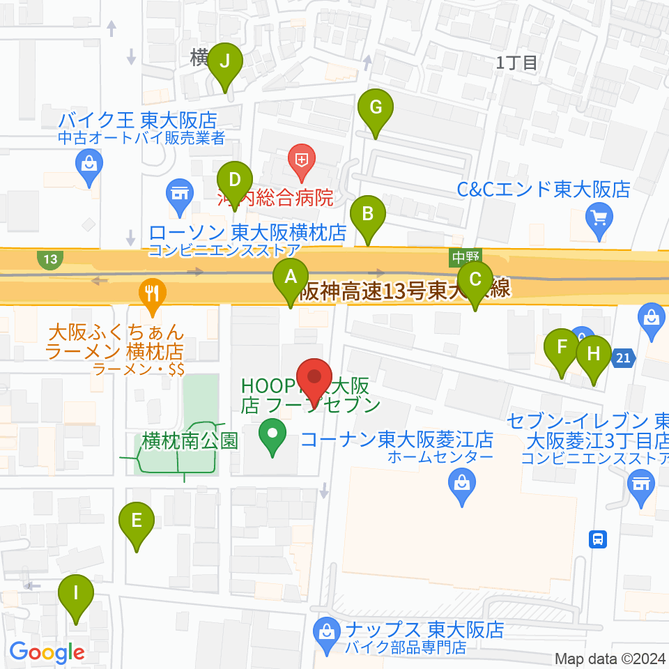 スタジオジャンクサウンド周辺の駐車場・コインパーキング一覧地図