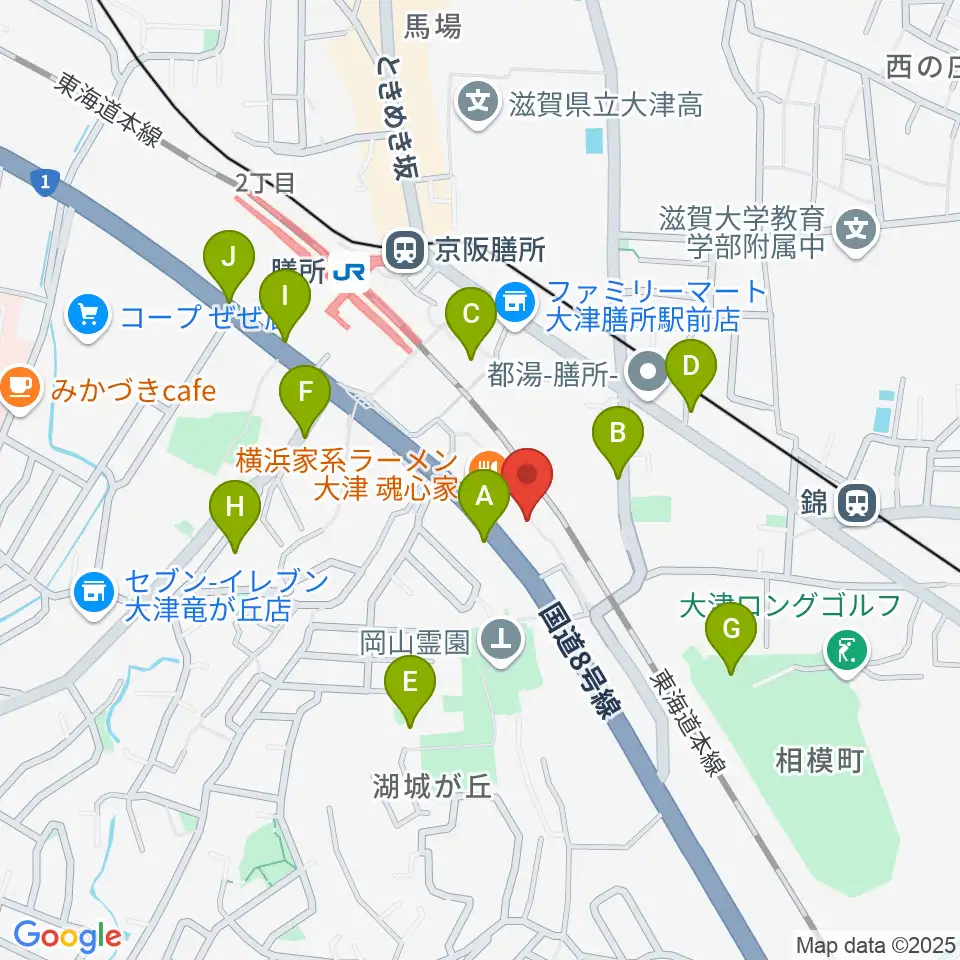 Altero Custom Guitars周辺の駐車場・コインパーキング一覧地図