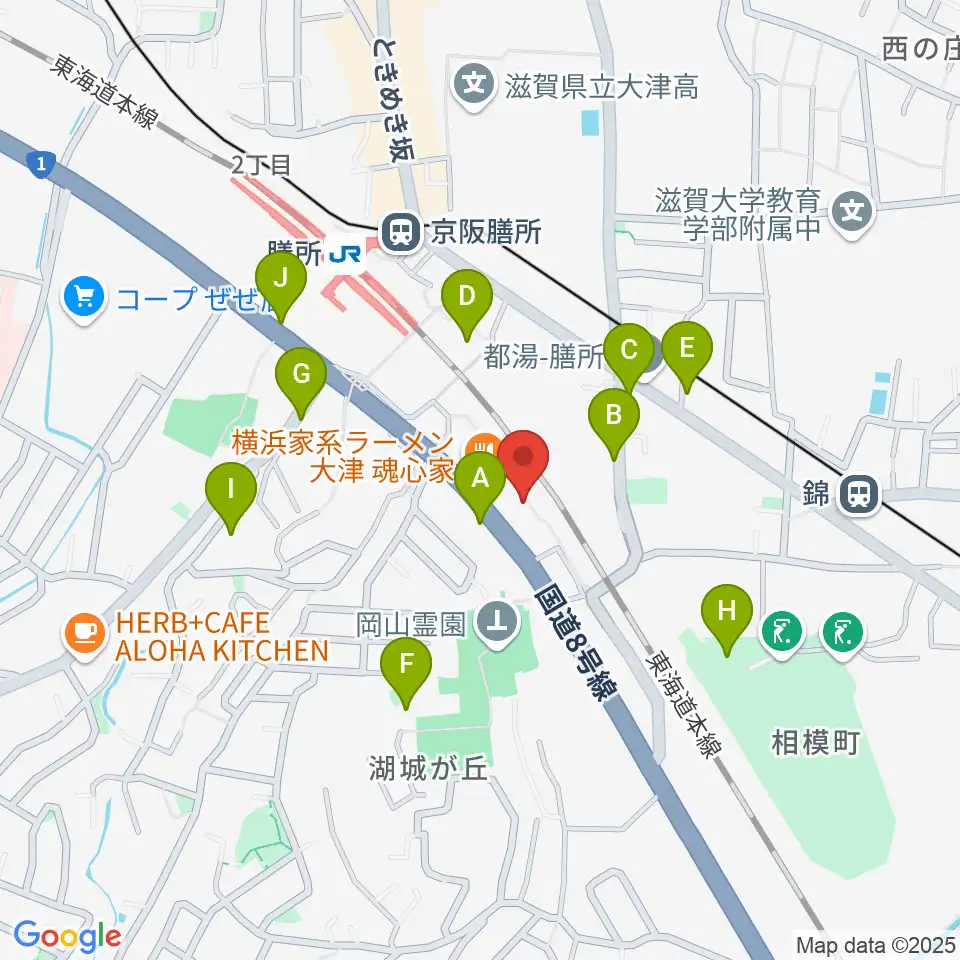 Altero Custom Guitars周辺の駐車場・コインパーキング一覧地図