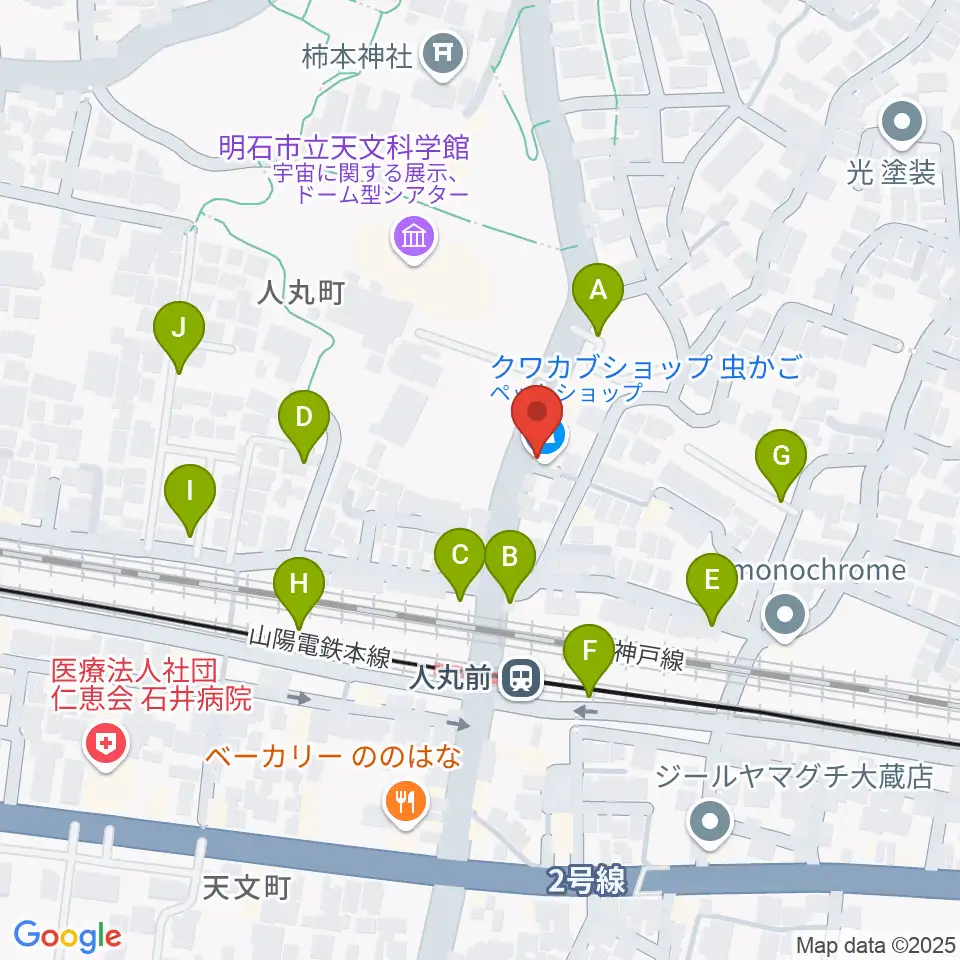 楽器の修理屋プロタック周辺の駐車場・コインパーキング一覧地図