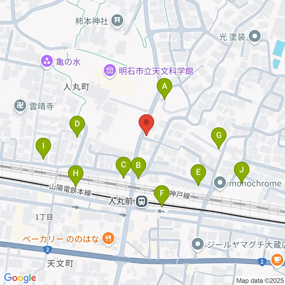 楽器の修理屋プロタック周辺の駐車場・コインパーキング一覧地図