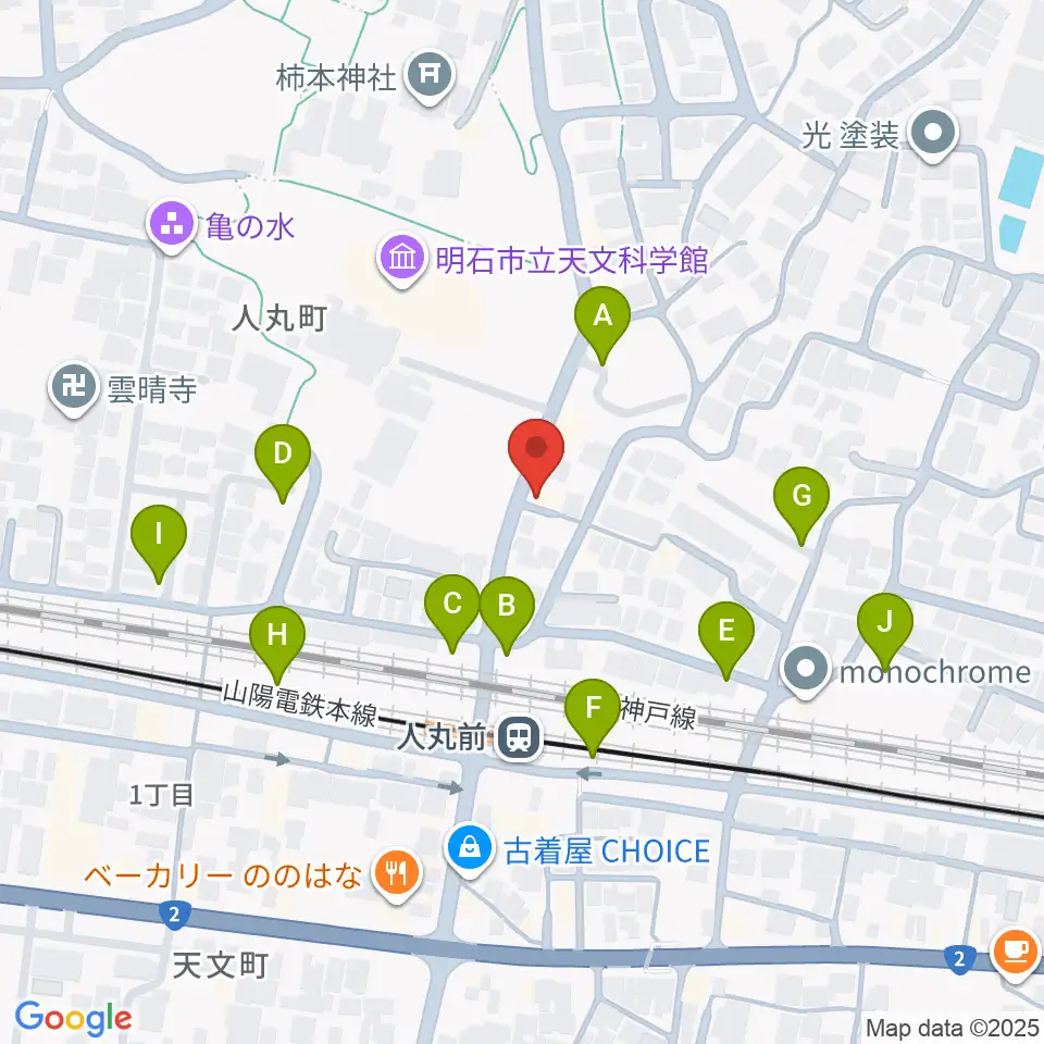 楽器の修理屋プロタック周辺の駐車場・コインパーキング一覧地図