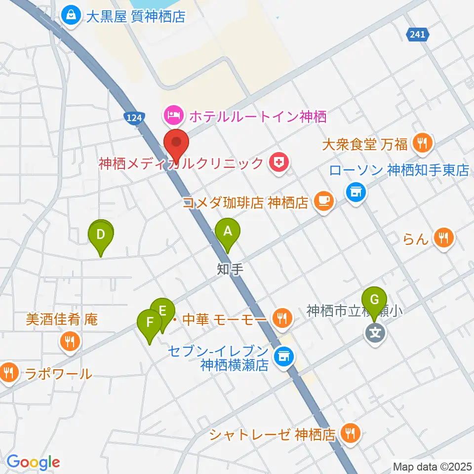 オワリヤ楽器 神栖支店周辺の駐車場・コインパーキング一覧地図