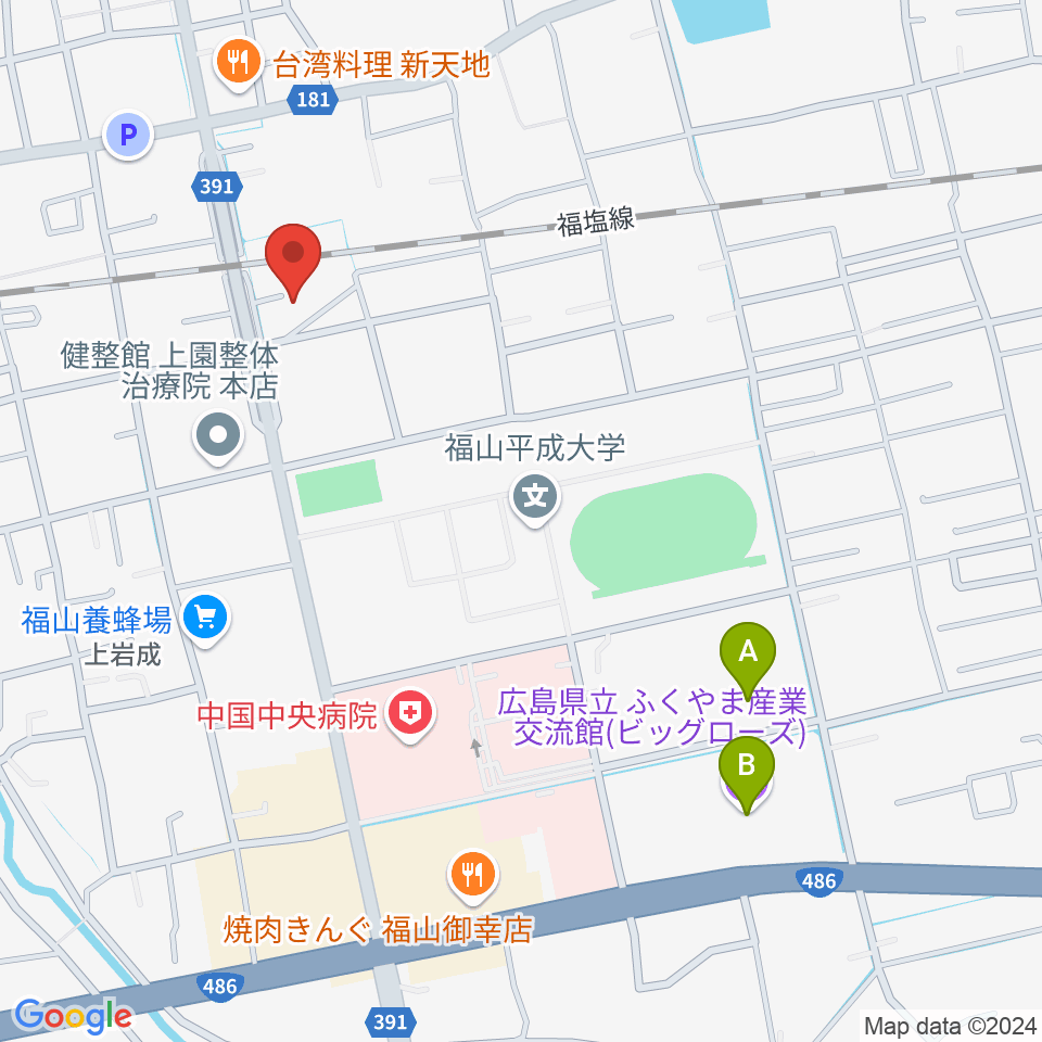 新和琴楽（有）周辺の駐車場・コインパーキング一覧地図