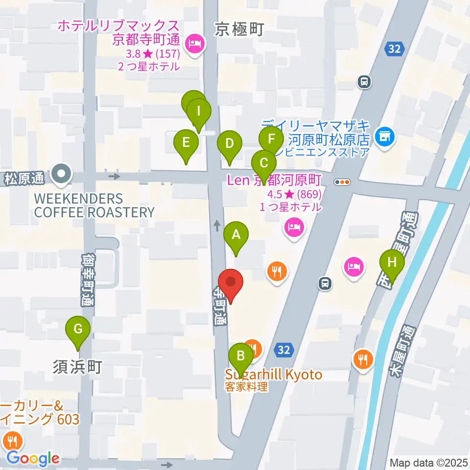 MURATA MUSIC ムラータミュージック周辺の駐車場・コインパーキング一覧地図