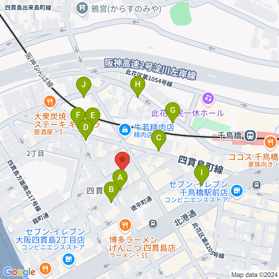 ハイエンドミュージック周辺の駐車場・コインパーキング一覧地図