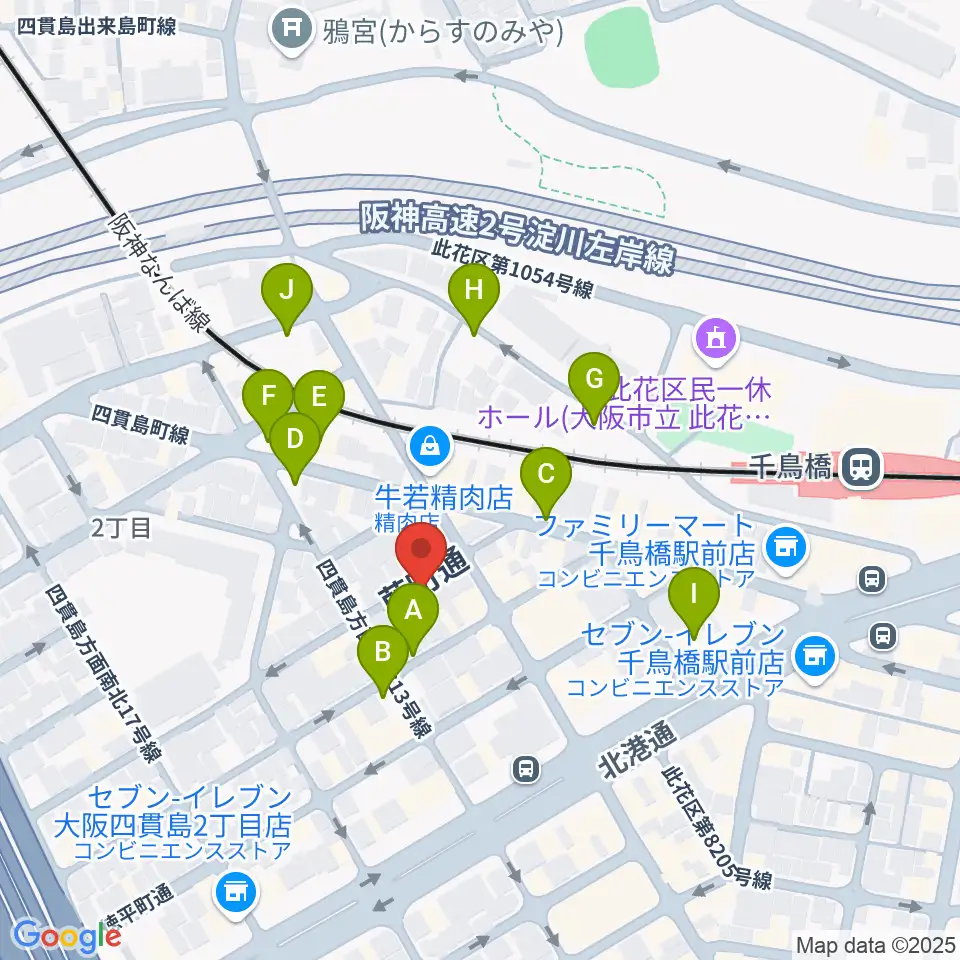 ハイエンドミュージック周辺の駐車場・コインパーキング一覧地図