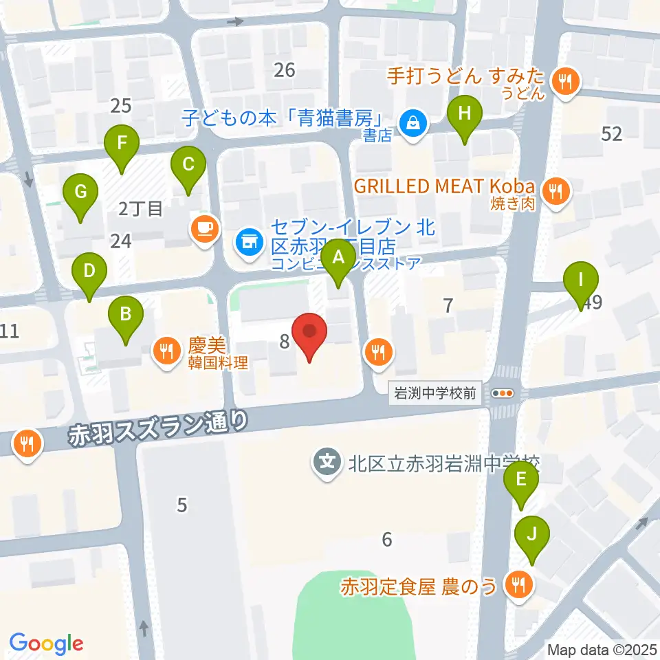 スタジオウイング周辺の駐車場・コインパーキング一覧地図