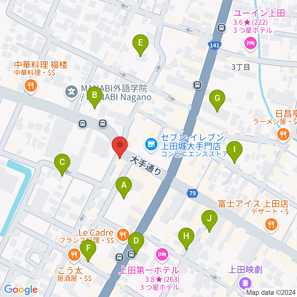 MY楽器周辺の駐車場・コインパーキング一覧地図