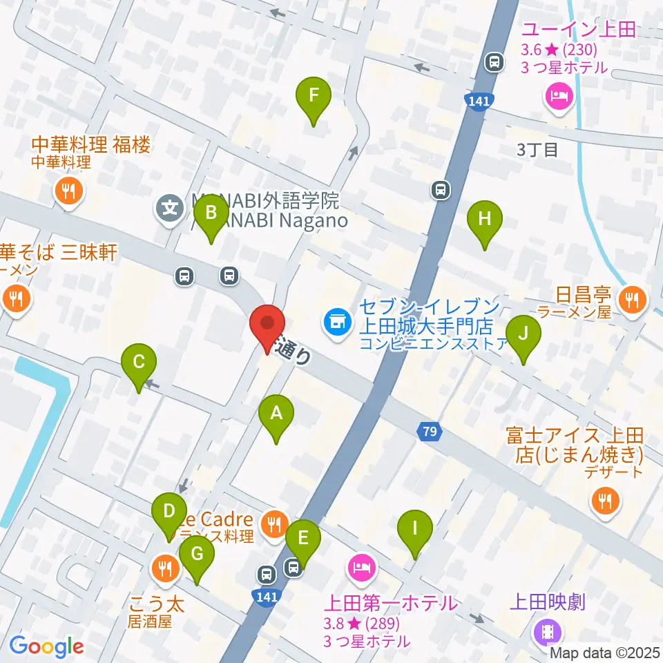 MY楽器周辺の駐車場・コインパーキング一覧地図