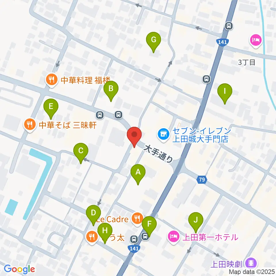 MY楽器周辺の駐車場・コインパーキング一覧地図