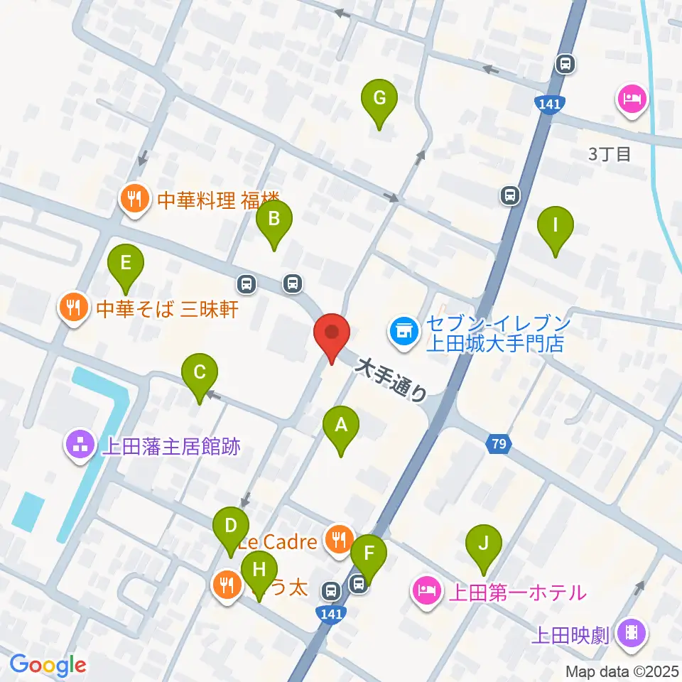 MY楽器周辺の駐車場・コインパーキング一覧地図