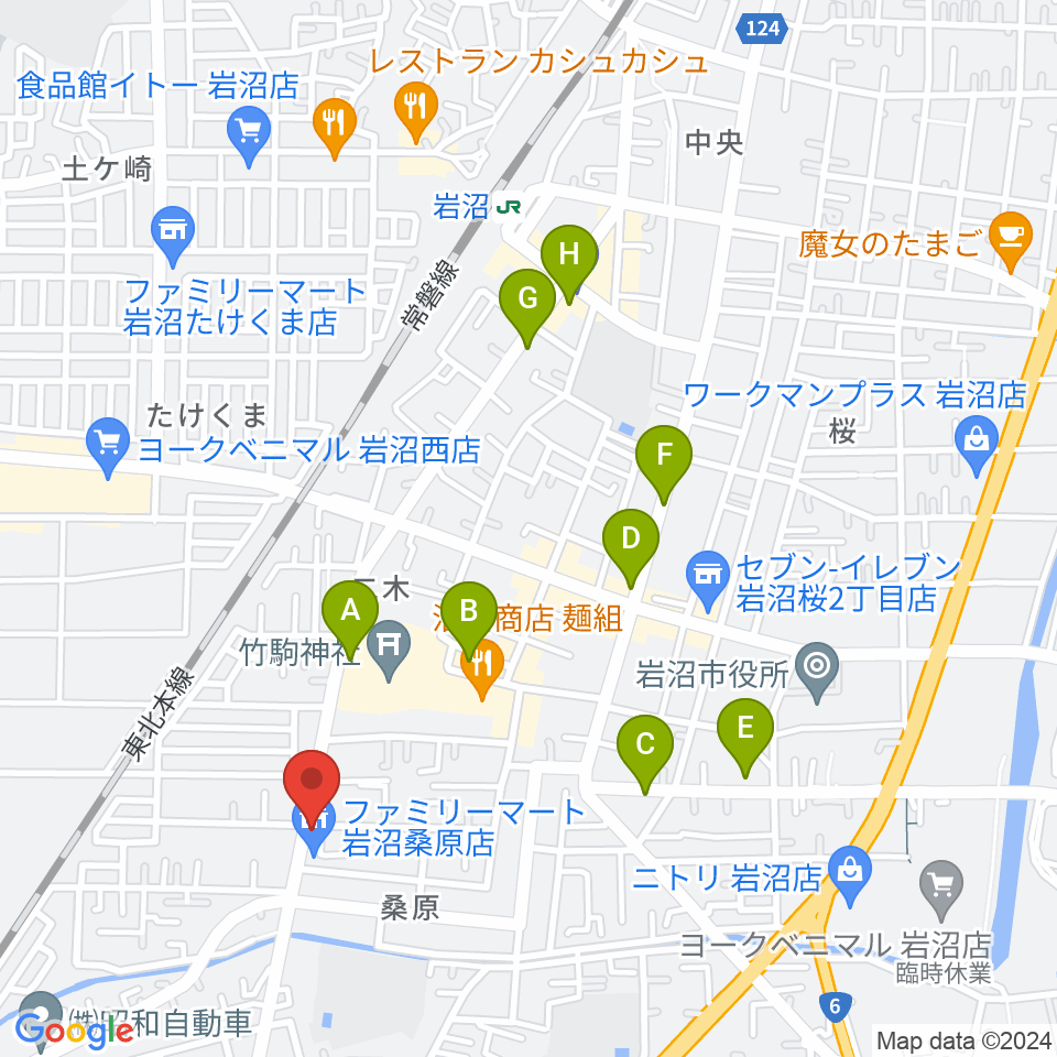 シトラスハウス周辺の駐車場・コインパーキング一覧地図