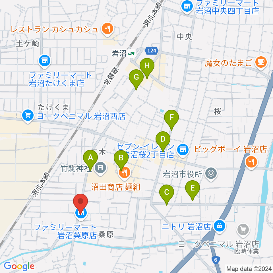 シトラスハウス周辺の駐車場・コインパーキング一覧地図