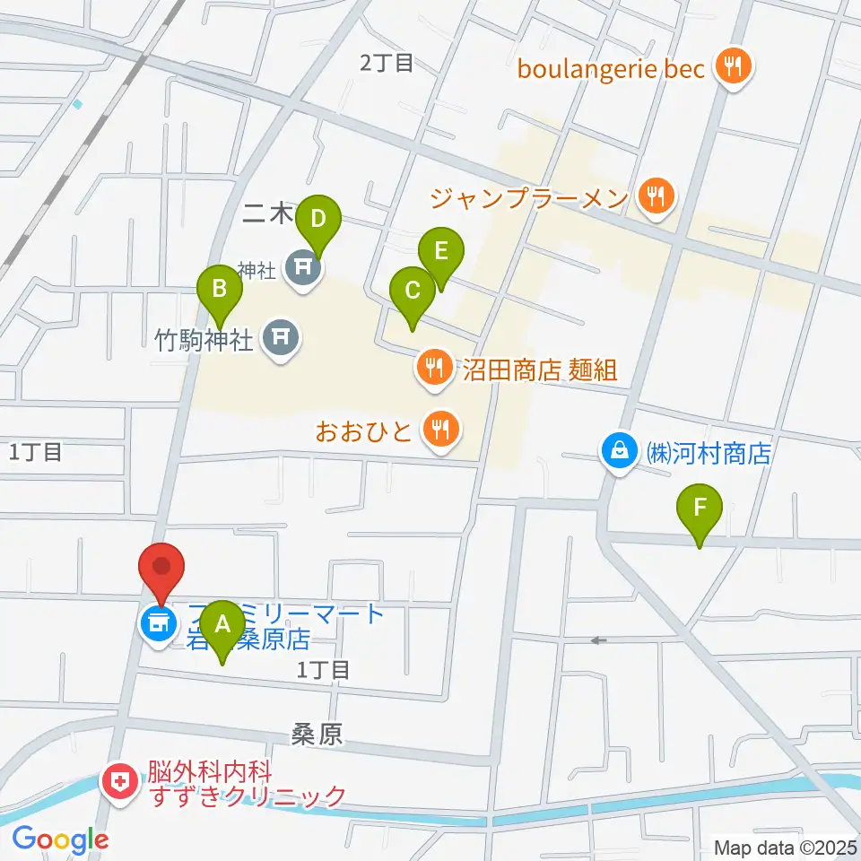 シトラスハウス周辺の駐車場・コインパーキング一覧地図