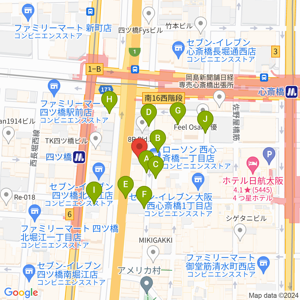 Vocal Space B周辺の駐車場・コインパーキング一覧地図