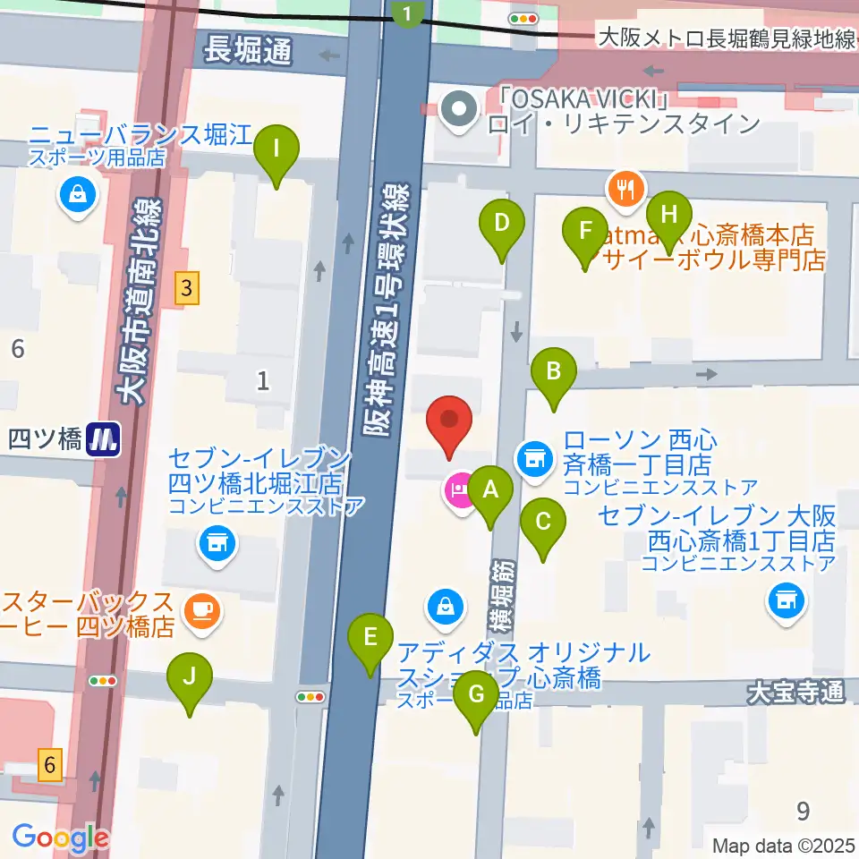 Vocal Space B周辺の駐車場・コインパーキング一覧地図