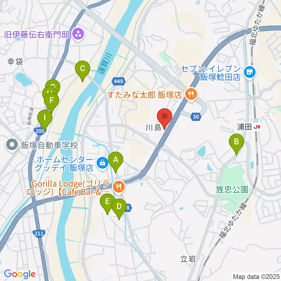 クラブゴーストタウン周辺の駐車場・コインパーキング一覧地図