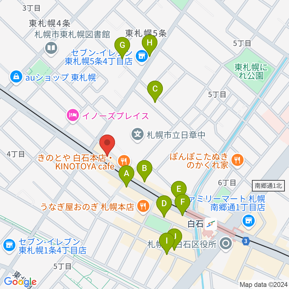 middle C周辺の駐車場・コインパーキング一覧地図