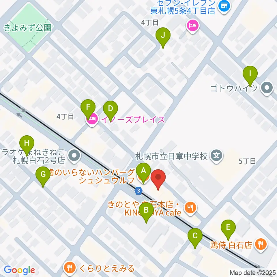 middle C周辺の駐車場・コインパーキング一覧地図